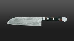 Santoku Messer, Damast Messer Güde