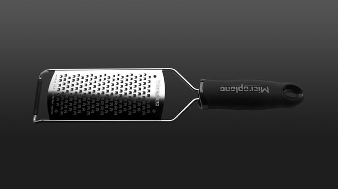 
                    Rasp of Microplane with ergonomic handle