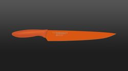0 - 50 CHF, Coltello per prosciutto arancione