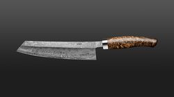 knives, Full damask chef's knife