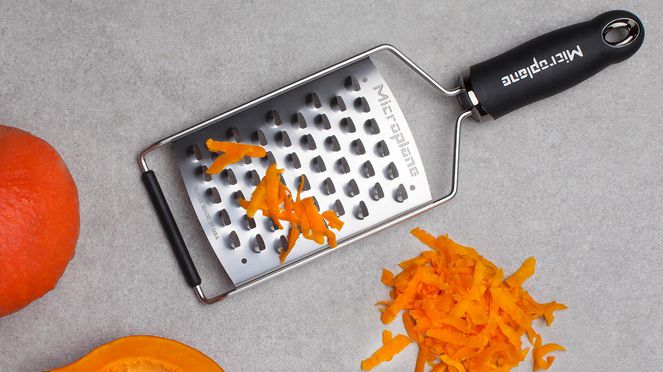 
                    Rösti rasp is also ideal for grating pumkin