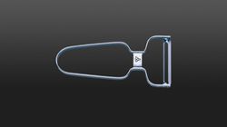 Triangle utensils, Cross peeler