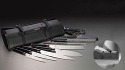 sknife swiss knife, Messertasche Shun mit Schleifgerät