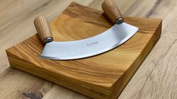 Herb cutter, Herb cutting board