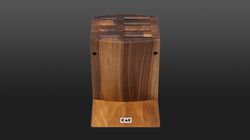 Knife block, Kai Knife Block Walnut