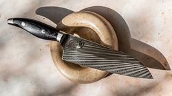 Santoku knife, Nagare Black Santoku