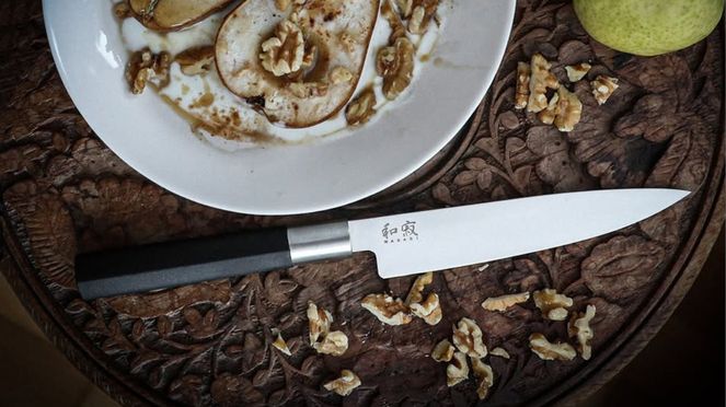 
                    Mit dem Wasabi Allzweckmesser lassen sich verschiedenste Vorbearbeitungsarbeiten mühelos erledigen